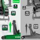13. Low-Profile Car Jack 80–375 mm 2.5T W22002 WUBER