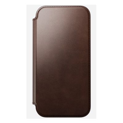 6. Nomad Modern Leather Folio Cell Phone Case 16cm (6.3") Brown