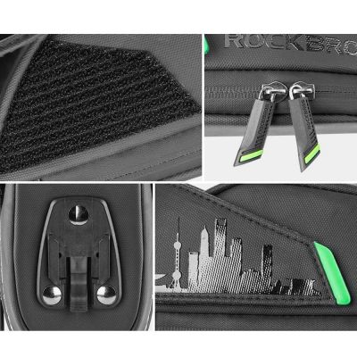 8. Rockbros C27-1 bicycle bag under the saddle - black