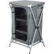 4. FOLDABLE TRAVEL CABINET WITH 3 SHELVES 60x51x98CM ENERO CAMP