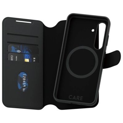 2. CARE by PanzerGlass Feature Tango 2in1 Wallet Case for Samsung Galaxy S24 - Black