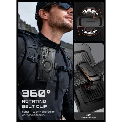 7. Supcase Unicorn Beetle Pro Mag MagSafe 2-Set Case for Samsung Galaxy S26 - Black