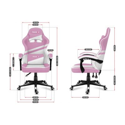 6. Huzaro Force 4.4 Pink Mesh Gaming Chair