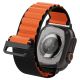10. Spigen WBF1 Strap for Apple Watch 44 / 45 / 46 / 49 mm - Black and Orange