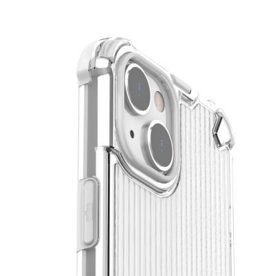 23. Ombre Protect Case for iPhone 13 pink and blue armored case