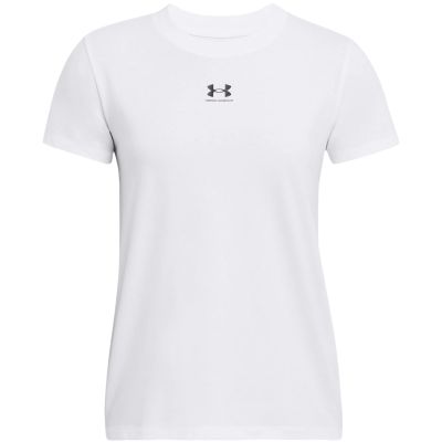 6. Under Armour Rival Core SS W 1383648 100 T-Shirt