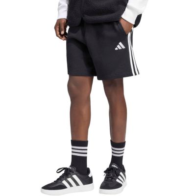 Men's adidas Essentials 3-Stripes French Terry Shorts Black KY6545