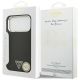 8. Guess Grained Triangle Logo MagSafe case for iPhone 17 Pro Max - black