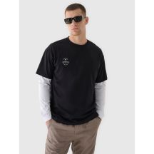 Smooth unisex oversize T-shirt 4F 4FRAW24TTSHU2672-20S