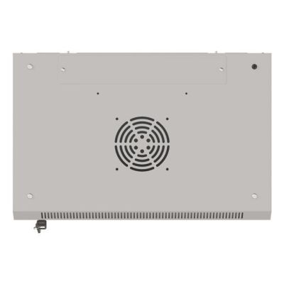 26. Lanberg 19" 6U 540x350 gray glass door wall-mounted rack cabinet (Flat Pack)
