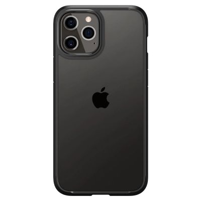 2. Spigen Ultra Hybrid Case for iPhone 12 / iPhone 12 Pro - Matte Black