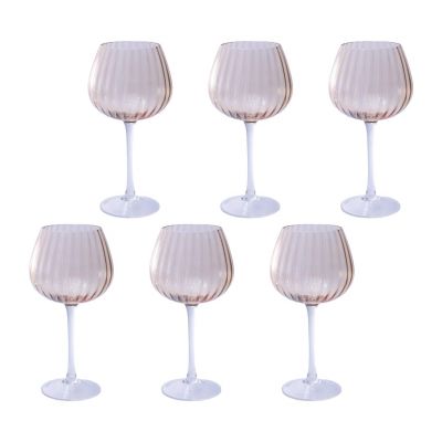 Set of 6 glasses ROSE&TULIPANI PRISMIA 460ml U20177611N24-Z (amber)