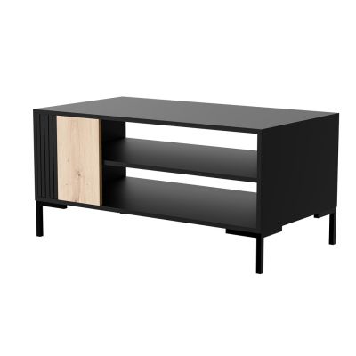 MERCI coffee table/bench 100x55x49 black/artisan oak