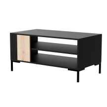 MERCI coffee table/bench 100x55x49 black/artisan oak