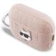 3. Karl Lagerfeld Monogram Choupette Head Case for AirPods Pro 3 - Pink