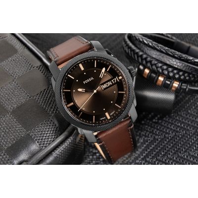 5. FOSSIL Machine FS5901 Men's Watch + BOX
