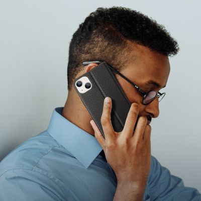6. Dux Ducis Skin X2 case for iPhone 14 Plus case with magnetic flap black