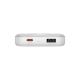 6. Baseus Comet Series powerbank with display 10000mAh 22.5W - white + USB-A - USB-C cable