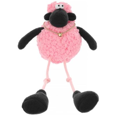 9. SITTING PINK LAMB 10+25CM SPRING DECORATION