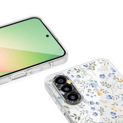 3. Tech-Protect FlexAir Case for Samsung Galaxy A27 - Transparent Floral