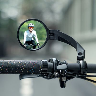 2. Rockbros 26210001004 Rearview Right Bicycle Mirror - Black