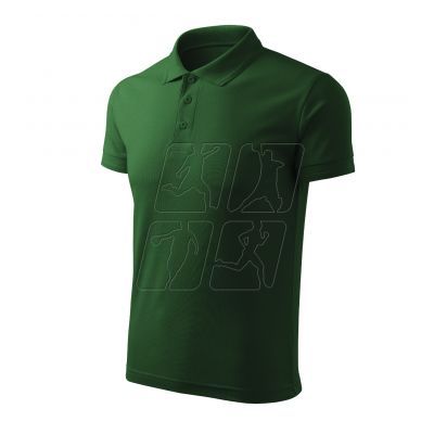 Malfini Pique Polo Free M polo shirt MLI-F0306 bottle green