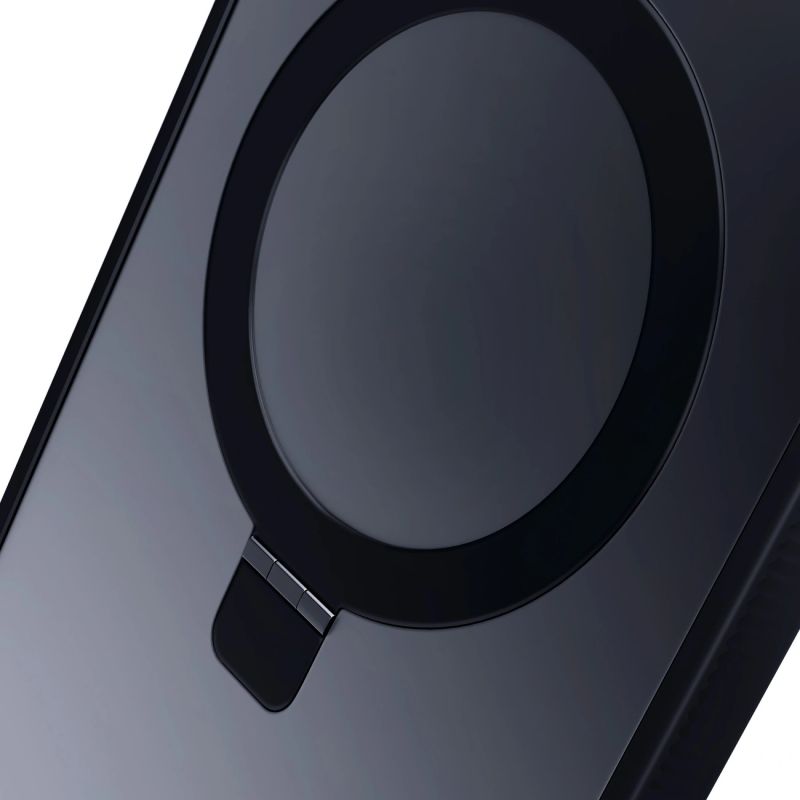 18. 3mk Smoke Case Mag&Stand for Apple iPhone 16 pro max - black