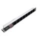 Equip 333293 PDU 8-way power distribution unit 1U Black, Silver