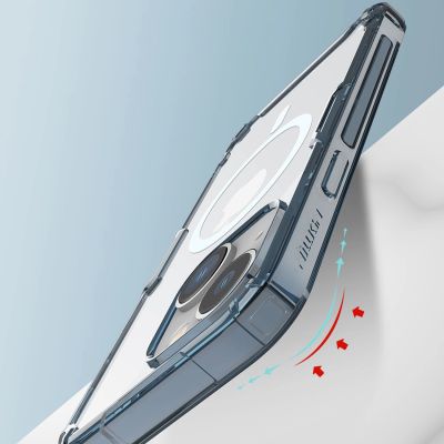 13. Nillkin Nature Pro Magnetic Case for iPhone 14 Plus, magnetic MagSafe cover, transparent