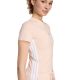 4. adidas Essentials 3-Stripes Slim Baby T-shirt, Pastel Pink KD2343