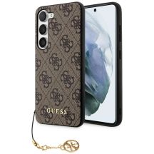 Guess GUHCS23SGF4GBR S23 S911 brown/brown hardcase 4G Charms Collection