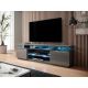 2. EVA TV cabinet 180x40x52 graphite/glossy graphite