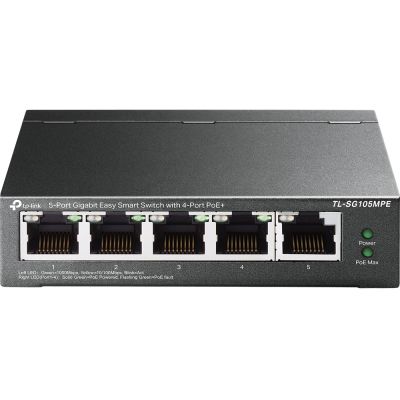 2. TP-Link TL-SG105MPE L2 Gigabit Ethernet (10/100/1000) Network Links PoE Support Black