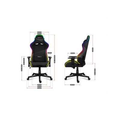 16. Huzaro Force 6.2 Black RGB Gaming Chair