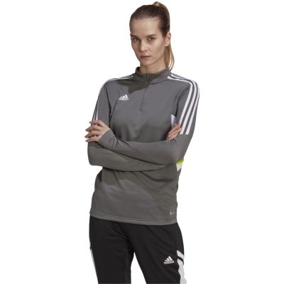 9. Women's adidas Condivo 22 Training sweatshirt gray HD2308