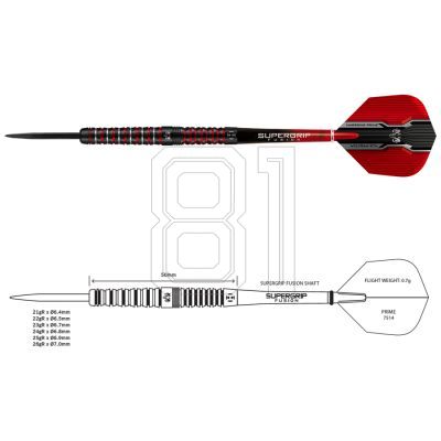 6. Harrows Wolfram Infinity Darts 97% Steeltip HS-TNK-000013387