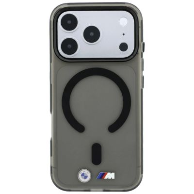 3. BMW M IML Frosted Metal Logo & Trims MagSafe Case for iPhone 18 Pro / 17 Pro - Black