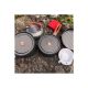9. Fire-Maple Feast 4-Orange Camping Cookware Set