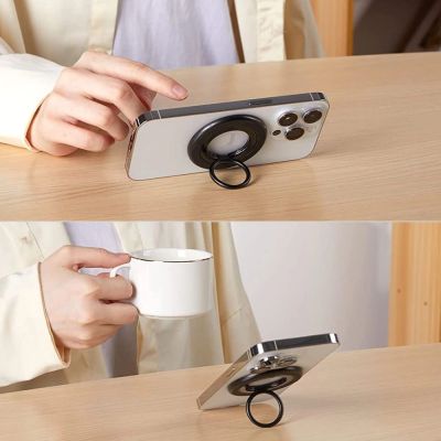 6. Tech-Protect MMR100 Magnetic Phone Holder/Ring with MagSafe - Gray