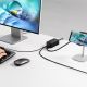 10. Baseus fast charger GaN5 Pro HUB HDMI 2 x USB-C / USB-A / HDMI 4K 30Hz 1.5m black + USB-C cable - USB-C 100W 40Gb/s (USB4) 1m (CCGP110201)
