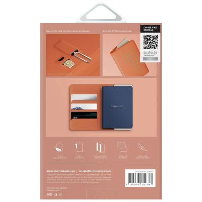 7. Uniq Belmont RFID Blocking Passport Case - Ivory