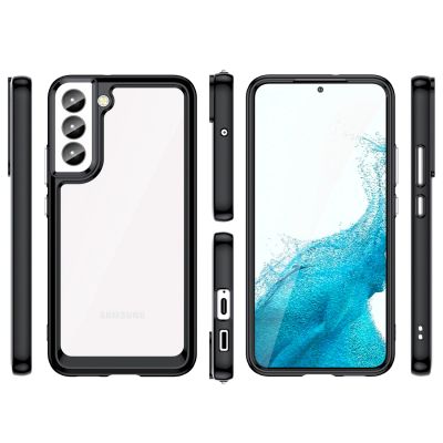 2. Outer Space Case for Samsung Galaxy S23+ cover with a flexible frame black