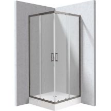 Square shower cabin with shower tray 90x90 cm