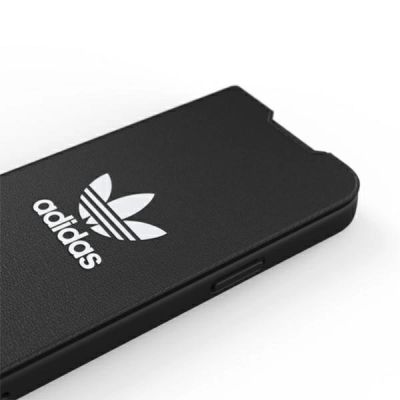 6. Adidas OR Booklet Case BASIC for iPhone 13 - Black and White