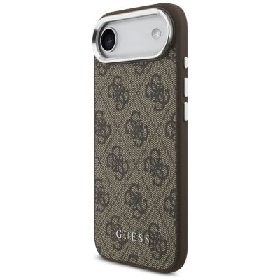 2. Guess 4G Classic Logo MagSafe Case for iPhone Air - Brown
