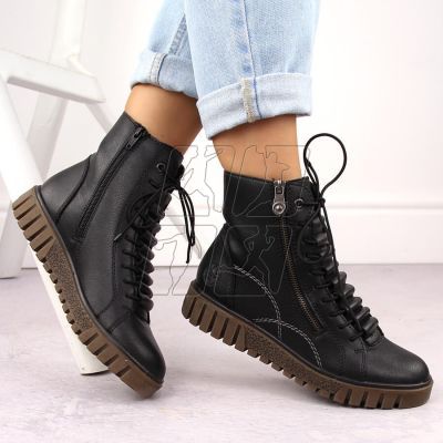 5. Rieker leather ankle boots W Y3410-00 RKR726