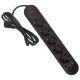 4. MACLEAN POWER STRIP, EXTENSION CORD, 5 OUTLETS + 3XUSB, 110-240V AC 50/60HZ, 2.1A MAX 2500W, 1.5M, BLACK MCE395 B