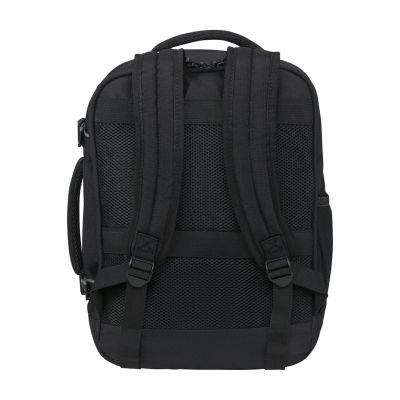 6. American Tourister Casual Backpack Ms backpack Hiking Backpack Black Recycled polyethylene terephthalate (rPET)