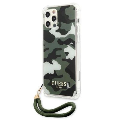 2. Guess GUHCP12LKSARKA iPhone 12 Pro Max 6.7" green/khaki hardcase Camo Collection