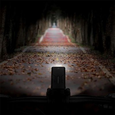 8. Rockbros 24310002001 Bicycle Light, 850 lm, with Power Bank Function + USB-C to USB-A Cable – Black